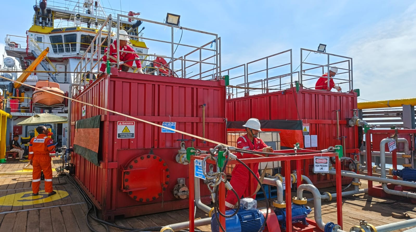 Operasi Flushing Pipeline – Offshore